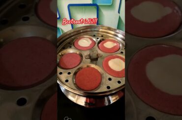Beetroot idli recipe for kids health breakfast recipes/Quick and healthy breakfast #shorts feed#