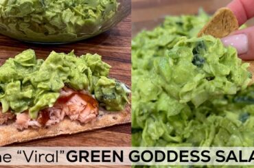 The viral GREEN GODDESS SALAD - Super Bowl recipe | Gluten-Free, Vegan, Keto & Low-Carb