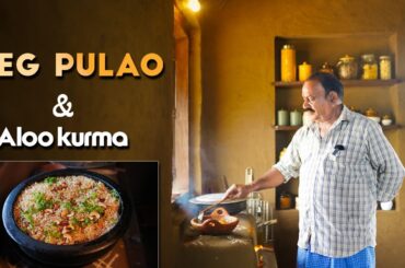 Veg pulao - Aloo kurma || Healthy combination || Food on Farm ||