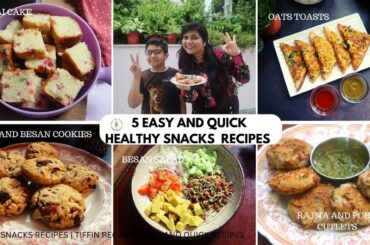 5 Must healthy evening snacks | #quickrecipes