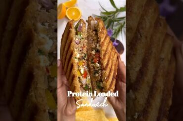 Healthy Protein Sandwich | Paneer Sandwich #recipevideo