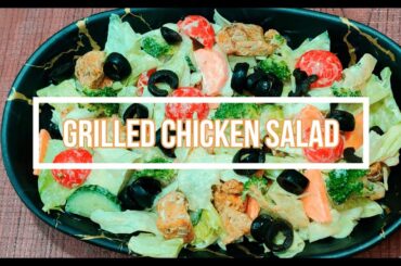 Grilled Chicken Salad | Healthy Salad Recipe