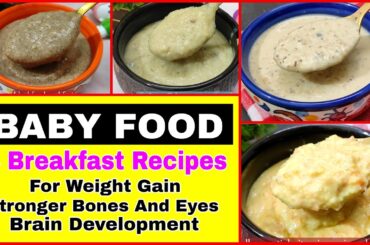 Baby Food Recipes For 1-4 Years | Breakfast Recipes For 1-4 Years | Healthy Food Bites