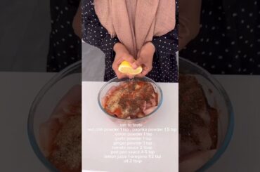 Peri Peri Chicken #cooking #food #recipe #youtube