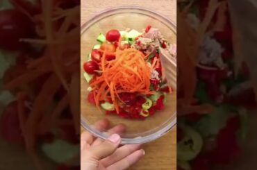 Best Healthy Salad Recipes For Weight Loss - Chickpea And Tuna salad #shorts