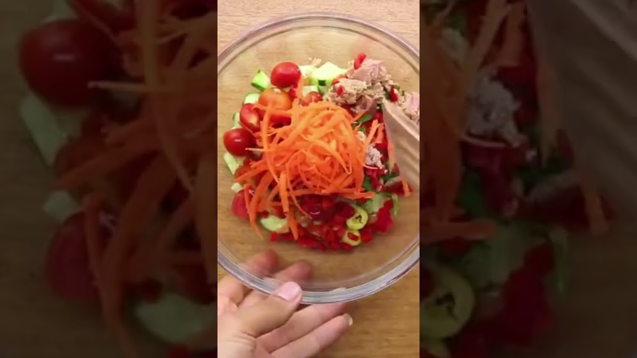 Best Healthy Salad Recipes For Weight Loss – Chickpea And Tuna salad #shorts Best Healthy Salad Recipes For Weight Loss - Chickpea And Tuna salad #shorts