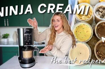 HEALTHY ICE CREAM WITH THE NINJA CREAMI (6 protein ice cream recipes)