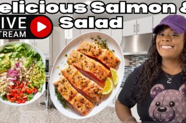 Delicious Salmon & Salad Recipe