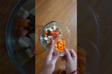 Easiest healthy salad recipe for breakfast|| #recipe #breakfastfood #shorts