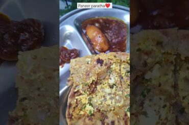 breakfast ideas panner paratha#sfoodie2 #foodblogger #foodgasm #food #desifood #foodie #gharkakhana