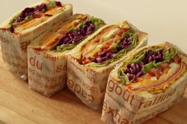 Making Cafe Ham Cheese Sandwich