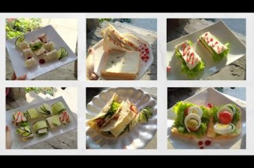 6 TYPES OF COLD SANDWICH (Tvl Cookery)