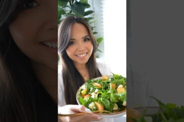 Melon arugula salad recipe! #shorts #recipe #saladrecipe #healthysalad #salads #healthyrecipe #melon