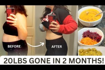 Simple plant based weight loss meals that helped me lose 20 pounds in 2 months