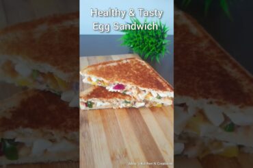 Egg Sandwich | Healthy and Tasty Egg salad Sandwich | Full recipe on channel | shorts