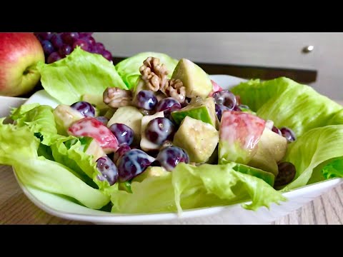 Apple Salad Recipe | Apple Waldorf Salad | Healthy Apple Salad With Dressing | Easy Salad Recipes Apple Salad Recipe | Apple Waldorf Salad | Healthy Apple Salad With Dressing | Easy Salad Recipes