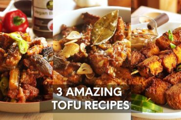 3 Amazing Tofu Recipes you'll love!