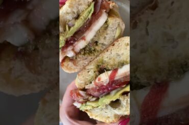TURKEY PESTO SANDWICH #health #food #healthyfood #recipe #healthfood #cooking #fitfood #meals #fit