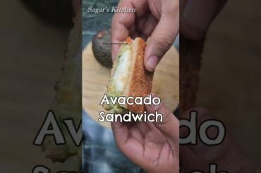 Healthy Avacado Sandwich Easy to Make #YouTubeShorts #Shorts #Sandwich #Viral #AvacadoRecipe