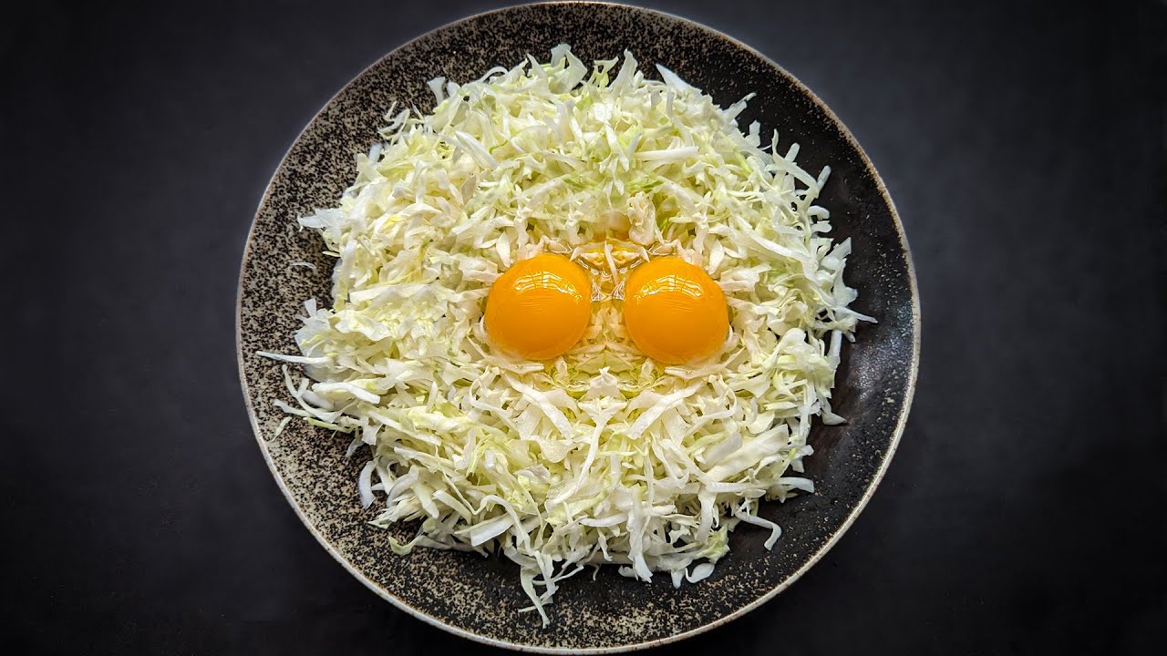 Just Add Eggs With Cabbage Its So Delicious | Cheap & Tasty Snacks Recipe | Easy Healthy Breakfast Just Add Eggs With Cabbage Its So Delicious | Cheap & Tasty Snacks Recipe | Easy Healthy Breakfast