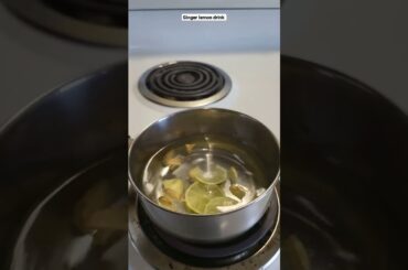 Ginger lemon drink #fresh #healthy #weightloss