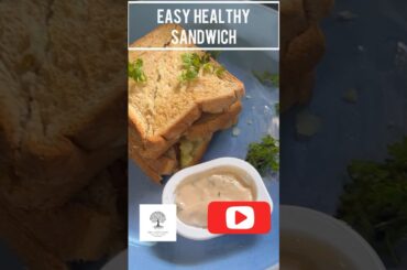 Easy sandwich recipe within 10 minutes..healthy weightloss cooking..food low calories #youtubeshorts