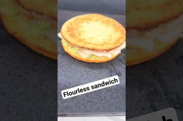 Low Carb Flourless sandwich with  Cailiflower thins #food #recipe #lowcarb #lowcalorie #healthy