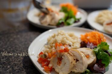 Hot Summer Days: Healthy Dinner and Freshly Baked Bread