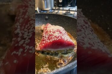 Delicious! Honey Sesame Tuna #yummy #fishing #dinner #tuna #foodie #seafood #sashimi #health #honey