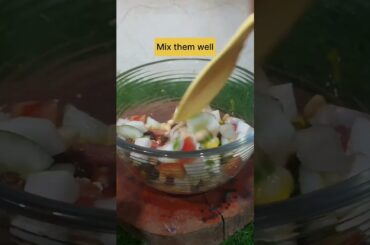 #shorts High Protein Salad #breakfastrecipe #healthysalad #youtubeshorts #quick #shortsfeed