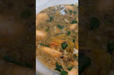 Ginisang Monggo with hipon and malunggay #foodie #cooking #healthy #lunchideas