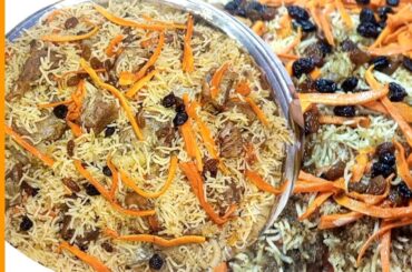 Kabuli Pulao (Afghani Pulao) by kitchen of Gulnaz | Afgani Style Recipe