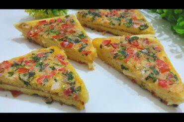 Bread Omelette Sandwich Breakfast Recipe | 5 Minutes Easy & Quick Egg Sandwich Recipe | Egg Toast