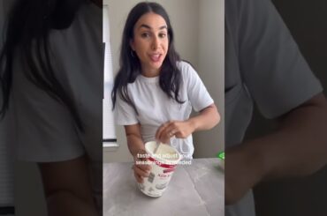 Buffalo chicken salad + healthy ranch #cooking #recipe #shorts