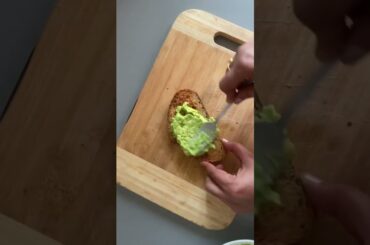 Avocado toast, 3ways delicious quick and healthy breakfast or snack recipe #avocadotoast #foodshorts