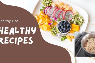 Healthy Meals We Eat When We're Busy! QUICK #healthyrecipes #healthy