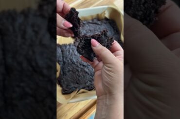 Easy and healthy brownie #recipe