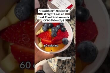 Healthier Meals at Fast Food Restaurants for Weight Loss featuring Chick Fil A #weightloss