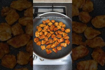 Most Delicious High Protein Crispy Orange Chicken Meal Prep! ONLY 500 CALS #fitness #recipe #foodie