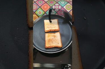Easy Bread Toast - 2min Breakfast / Easy Breakfast / Bread Cheese Toast #shortvideo #shorts