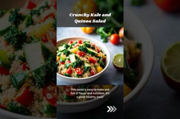 Crunchy Kale and Quinoa Salad Quick and Easy #shorts