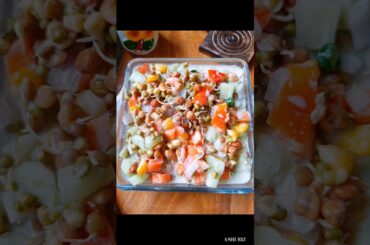 Salad recipes, healthy recipes, Sprout vegetable Curd recipes.Quick and easy recipes.#shorts