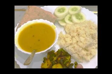 Quick & Healthy lunch box ideas for weight loss(Veg) | Easy summer veg thali recipes