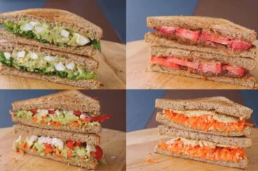 5 Healthy Sandwich To Grab In Morning | Vegetarian Morning Sandwich Recipes Ideas