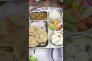 lunch thali husband ka lunch thali healthy lunch Thali recipe #viral #shortsvideo #cooking #video