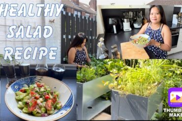 Healthy Salad Recipe | Garden To Table | Organic vegetables