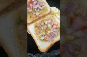 Health and easy Bread omelette ll Healthy snack for kids, #shorts, #ytshorts, #youtubeshorts