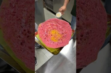 My Pink Colour Breakfast | Beetroot Appam Was Tasty And Healthy Breakfast Option At Malabar Coast