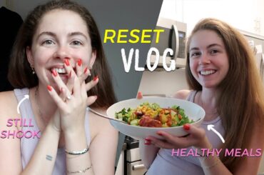 RESET VLOG! Productive days, healthy meals, and getting back into a routine