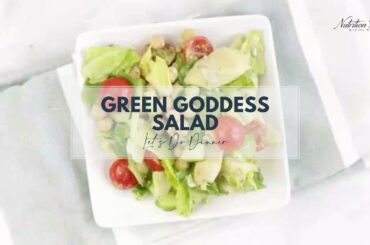 Healthy and Quick Salad Recipe: Green Goddess Salad
